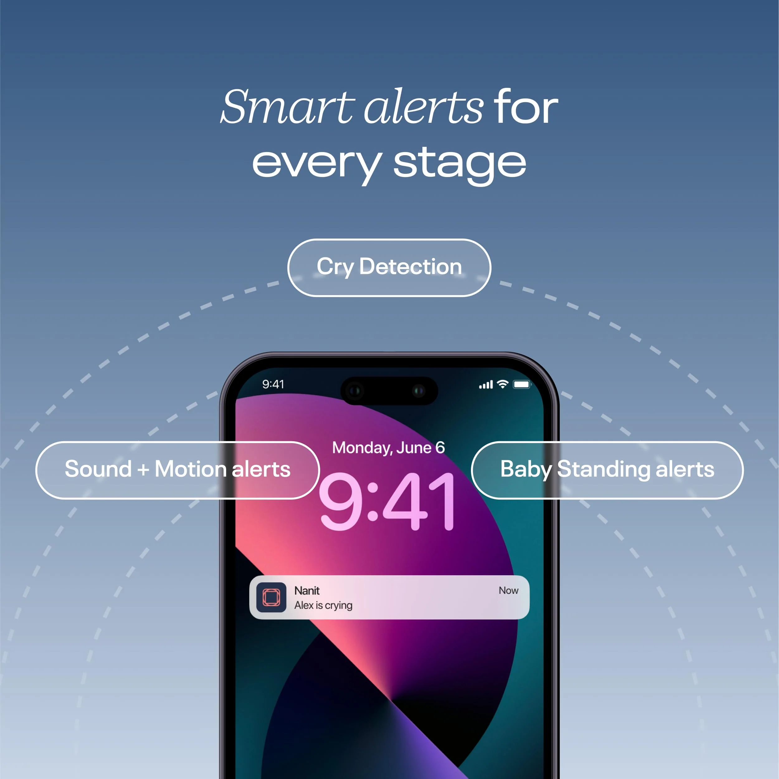 Nanit Pro 1080p Smart Baby Monitor & Wall Mount