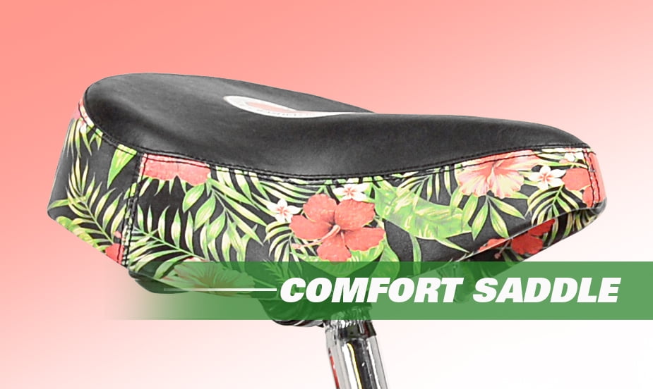 24 Island Life Multi Speed Girl's Bike. Coral/Green