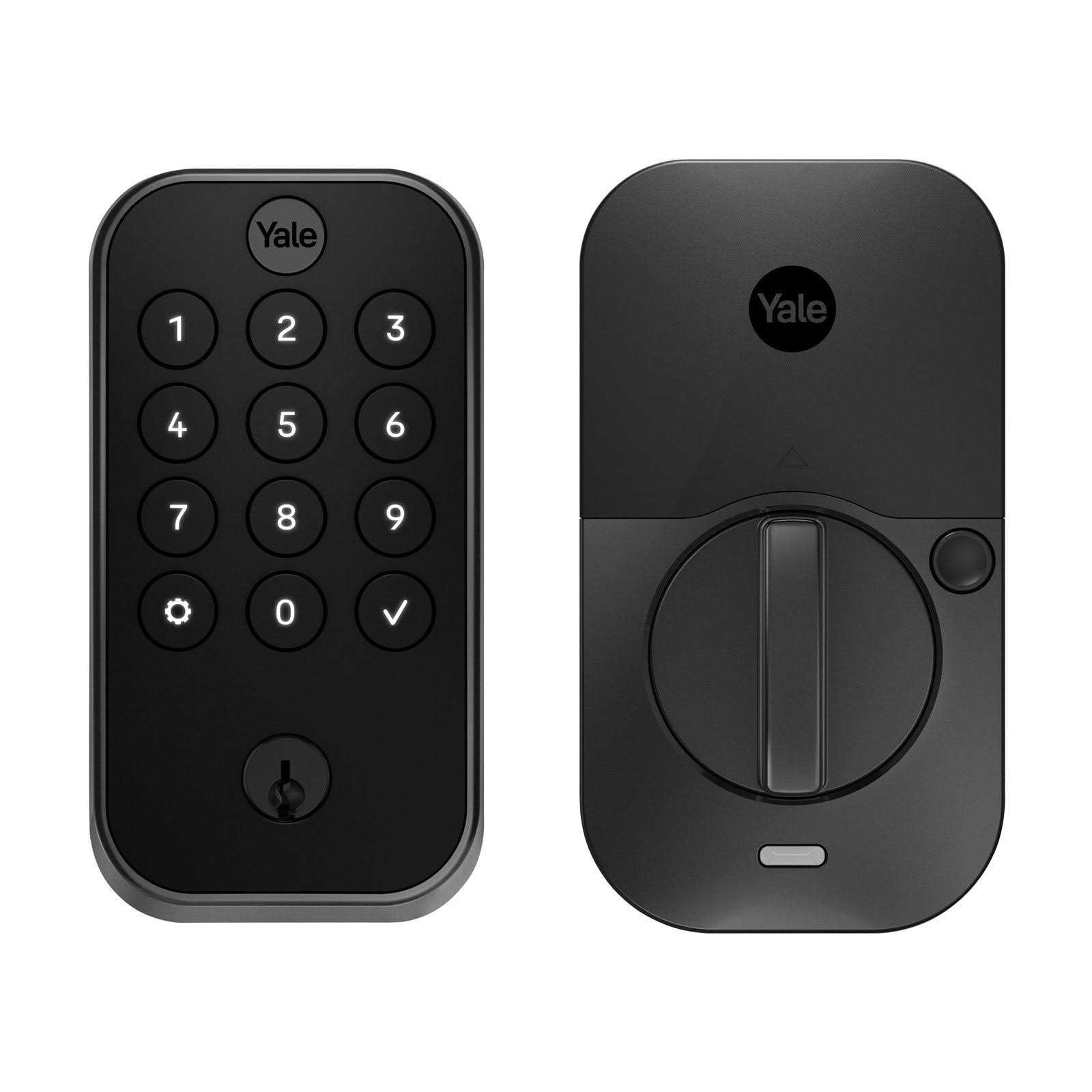 Yale Assure Lock 2, Keypad Lock with Z-Wave, Black Suede