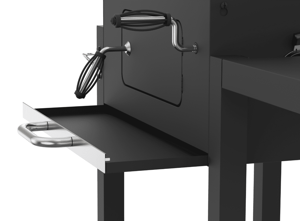 Grill Heavy Duty 24-Inch Charcoal Grill. Black