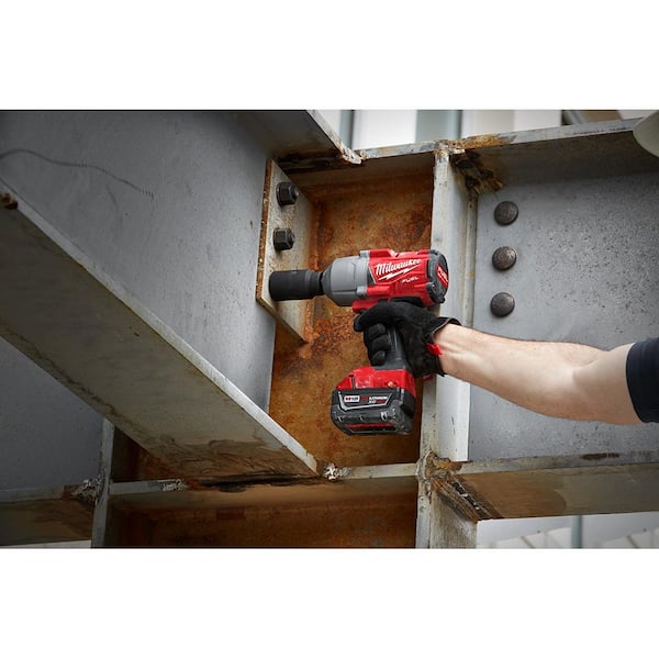 M18 FUEL 18V Lithium-Ion Brushless Cordless 1/2 in. Impact Wrench with Mid Torque Impact Wrench (2-Tool)