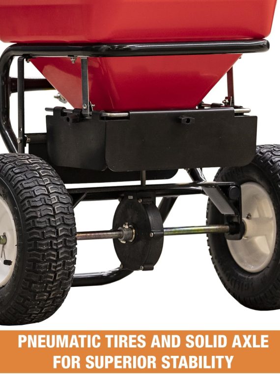 Multi-Purpose Walk Behind Push Spreader 3039632R Grounds Keeper. 100 Pound Capacity. Multi Use Tool for Grass Seed. Salt. De-Icer. Fertilizer and Seeds � Spreader