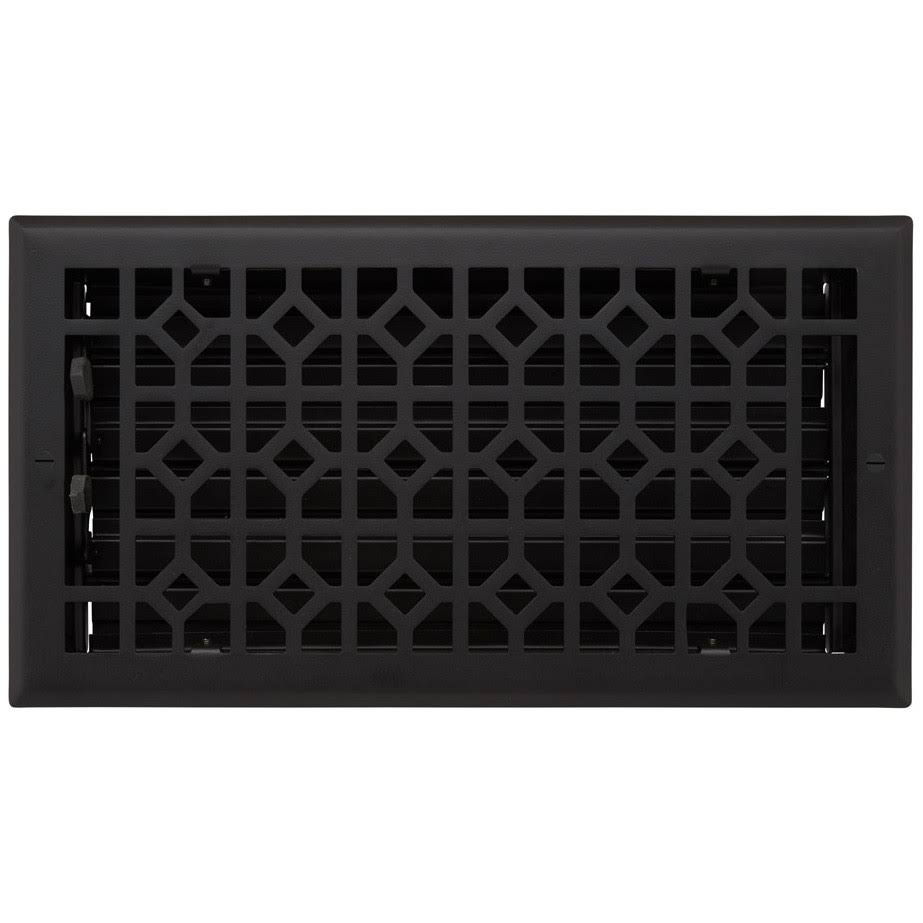 Appert Steel Wall Register Signature Hardware Black 6