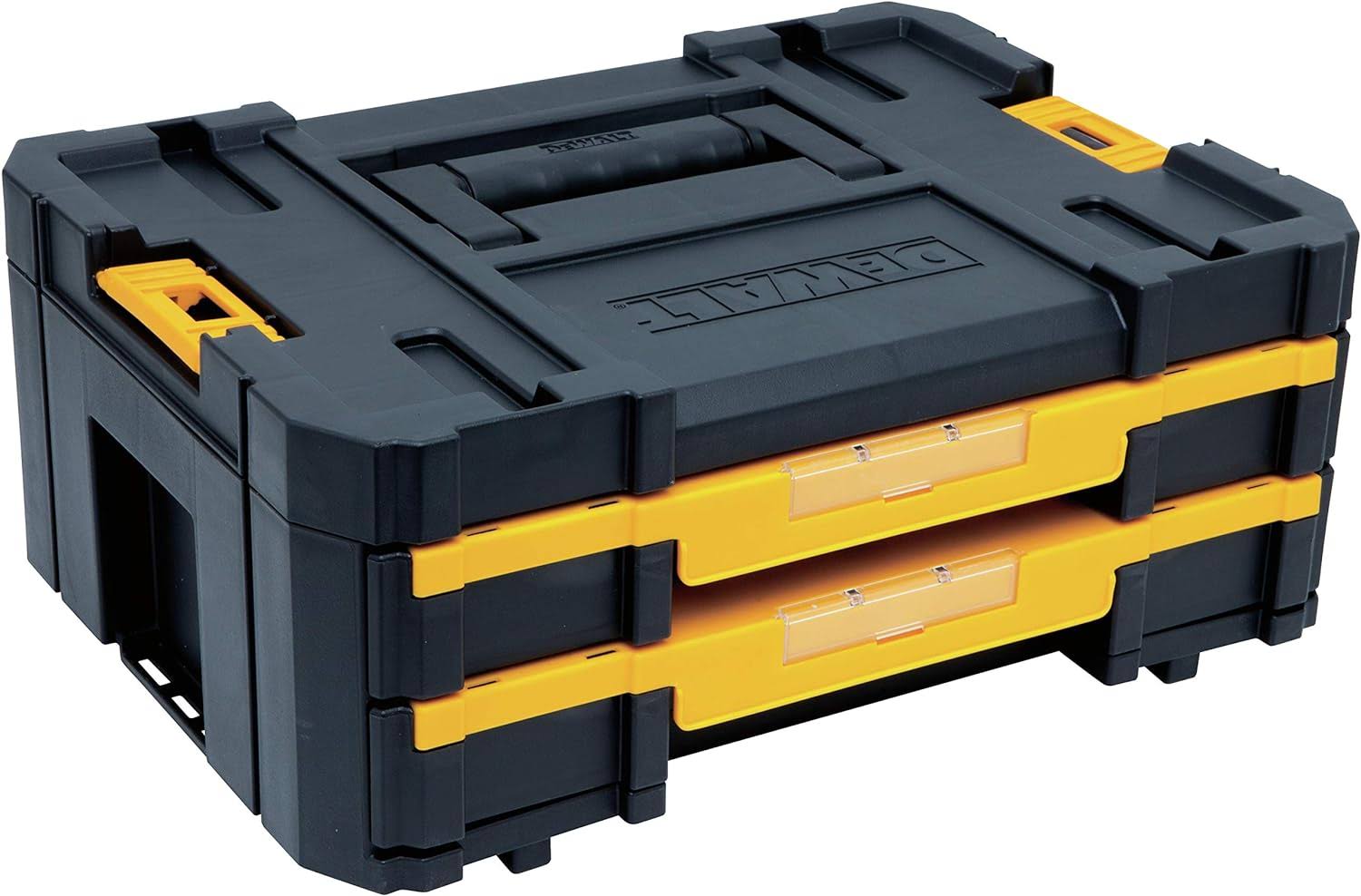 DeWalt Tstak Tool Storage Organizer, Double Drawers (dwst17804)