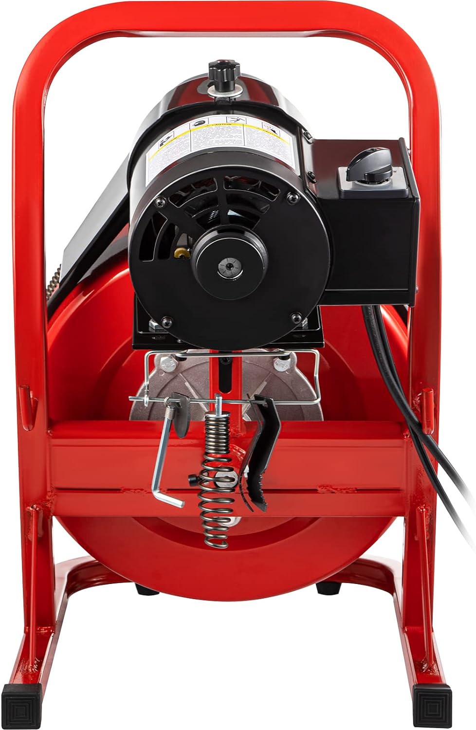 Drain Cleaner Machine. 75 Ft x 3/8 Inch Drain Cleaning Machine Fits 1 to 4 Inch Pipes. Portable Drain Auger Cleaner with 4 Cutters. Electric Drain Clog Remover Plumbing Tool