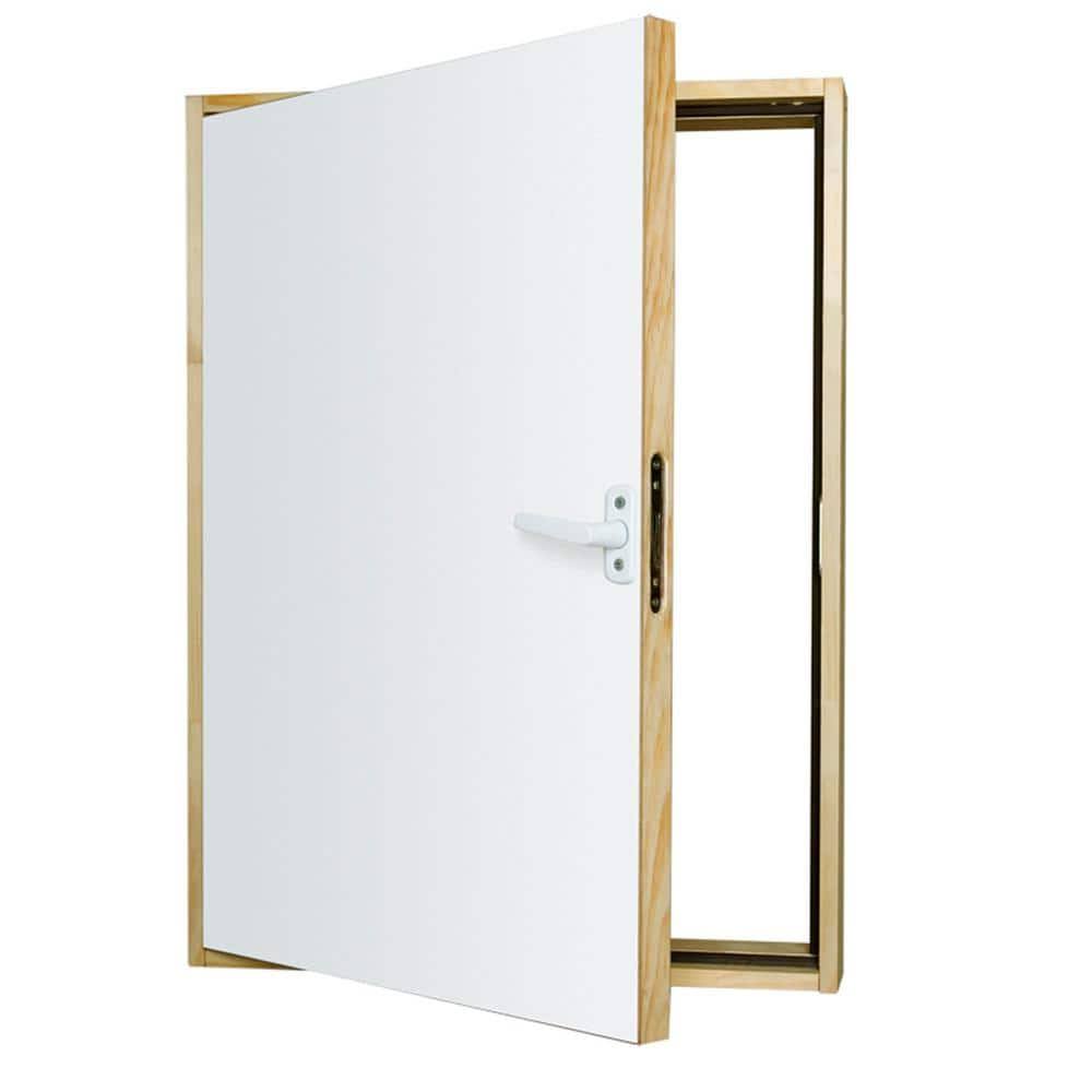Fakro 869633 DWT Wall Hatch 27 in. x 35 in. Wooden Thermo Insulated Access Door-Instock