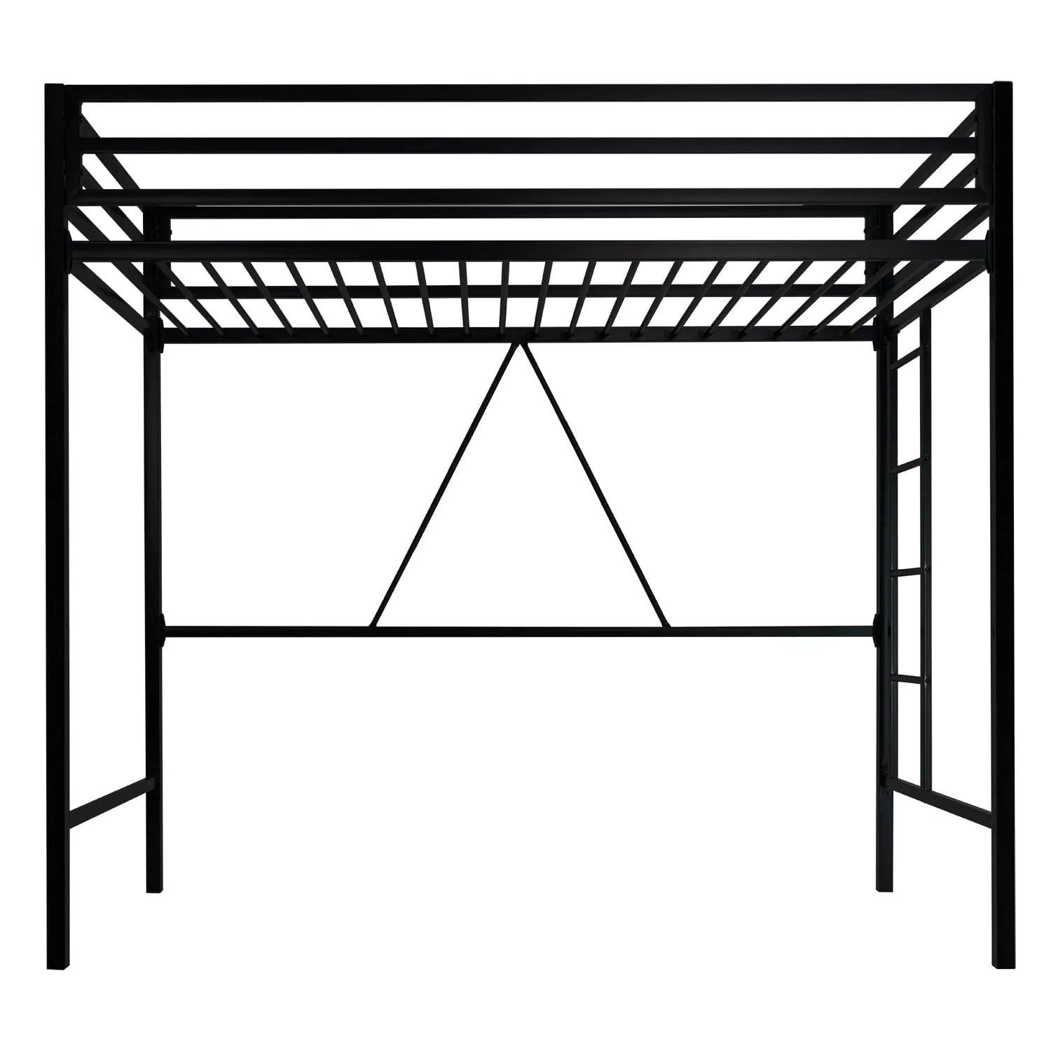 SHA CERLIN Junior Loft Bed Twin Size. Heavy Duty Twin Bed Frame