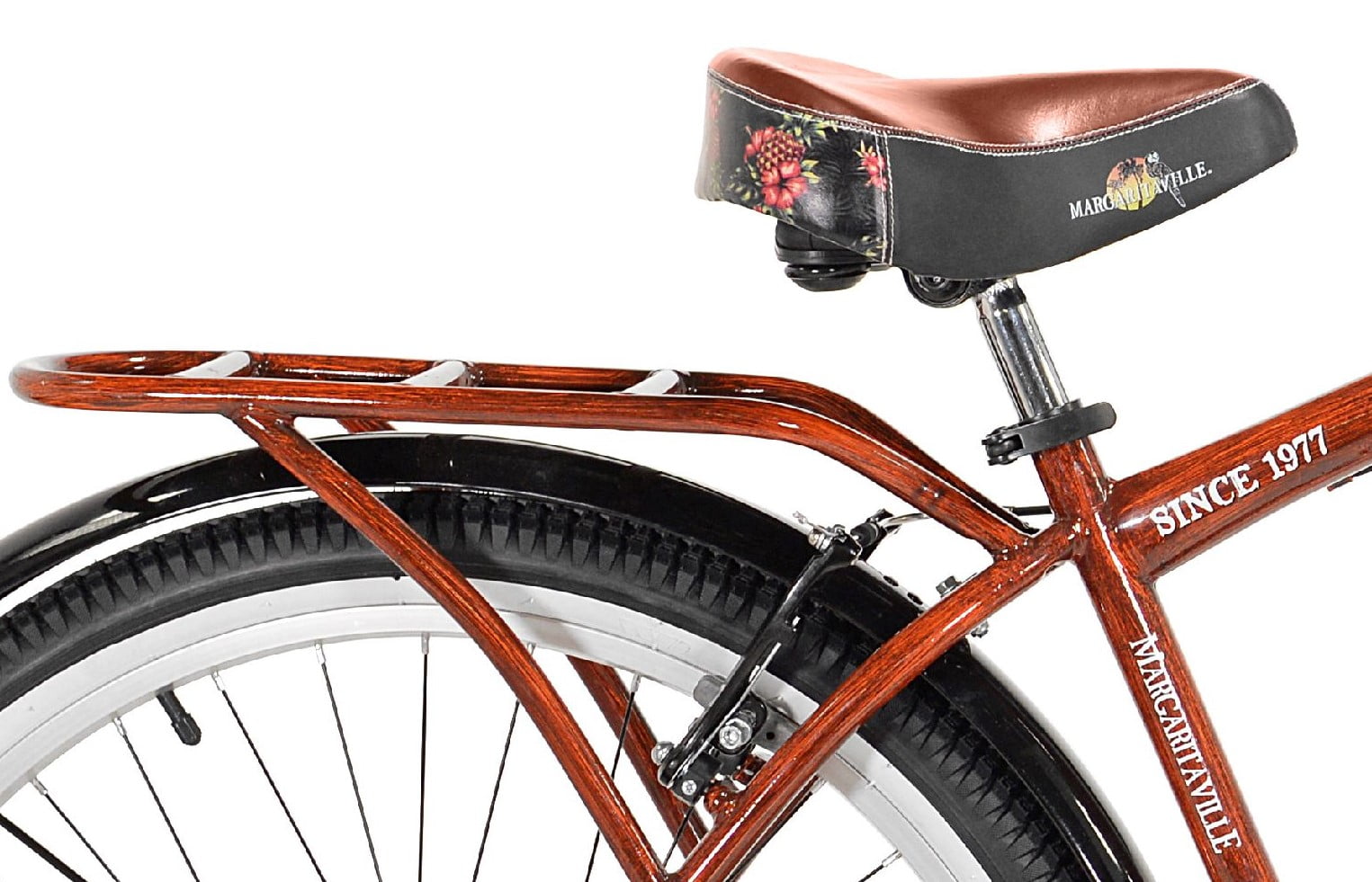 26 Margaritaville Men's Cruiser Bike. Wood Grain Color