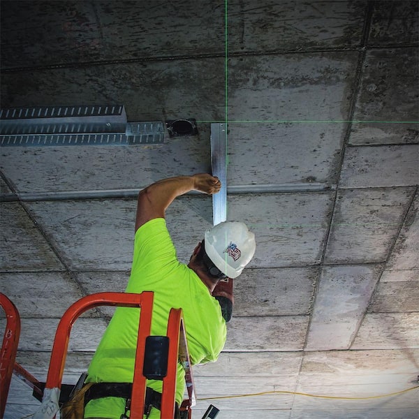 12V MAX Lithium-Ion 100 ft. Green Self-Leveling 3-Beam 360 Degree Laser Level with 2.0Ah Battery. Charger and Case