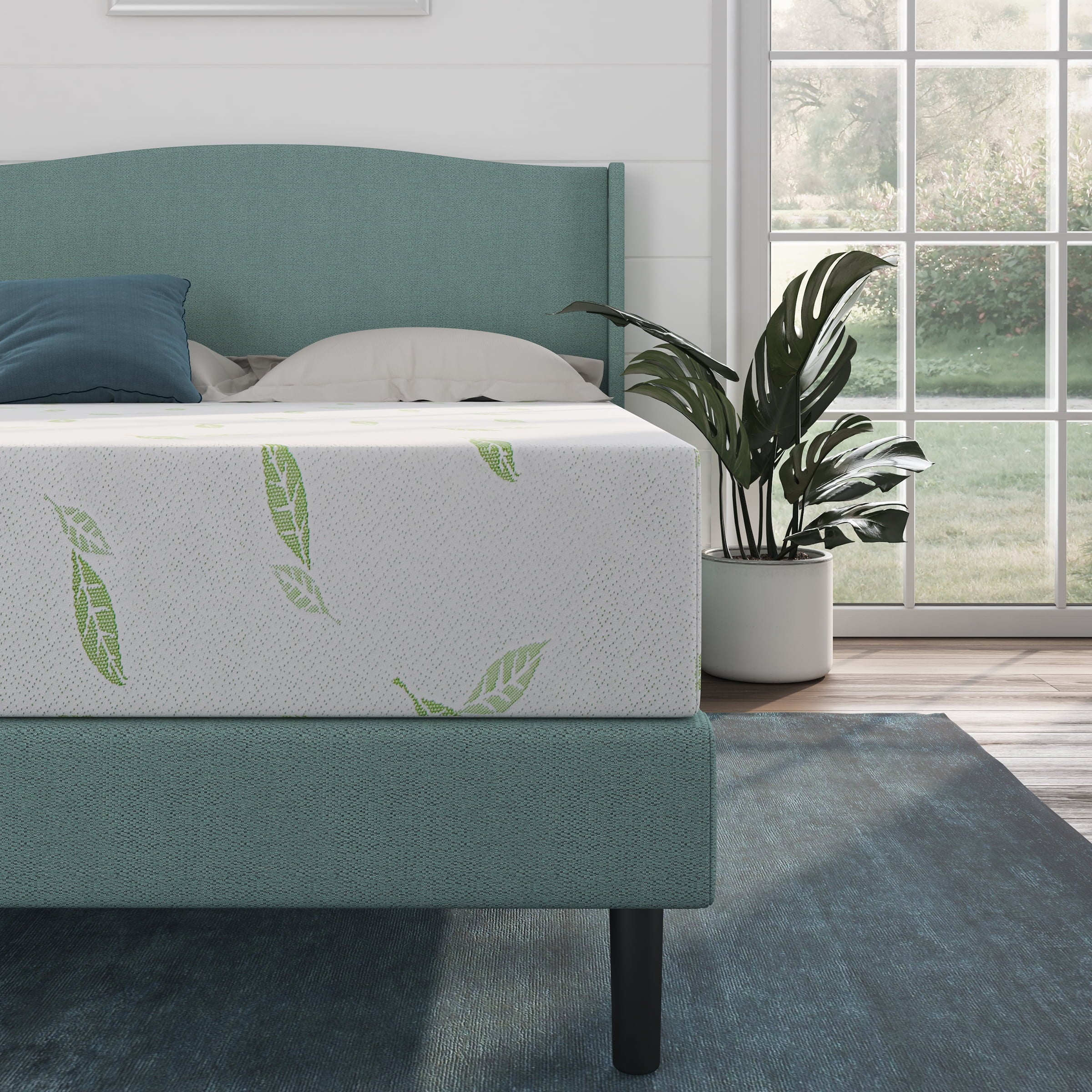 Anula 8 Green Tea Memory Foam Mattress. Queen