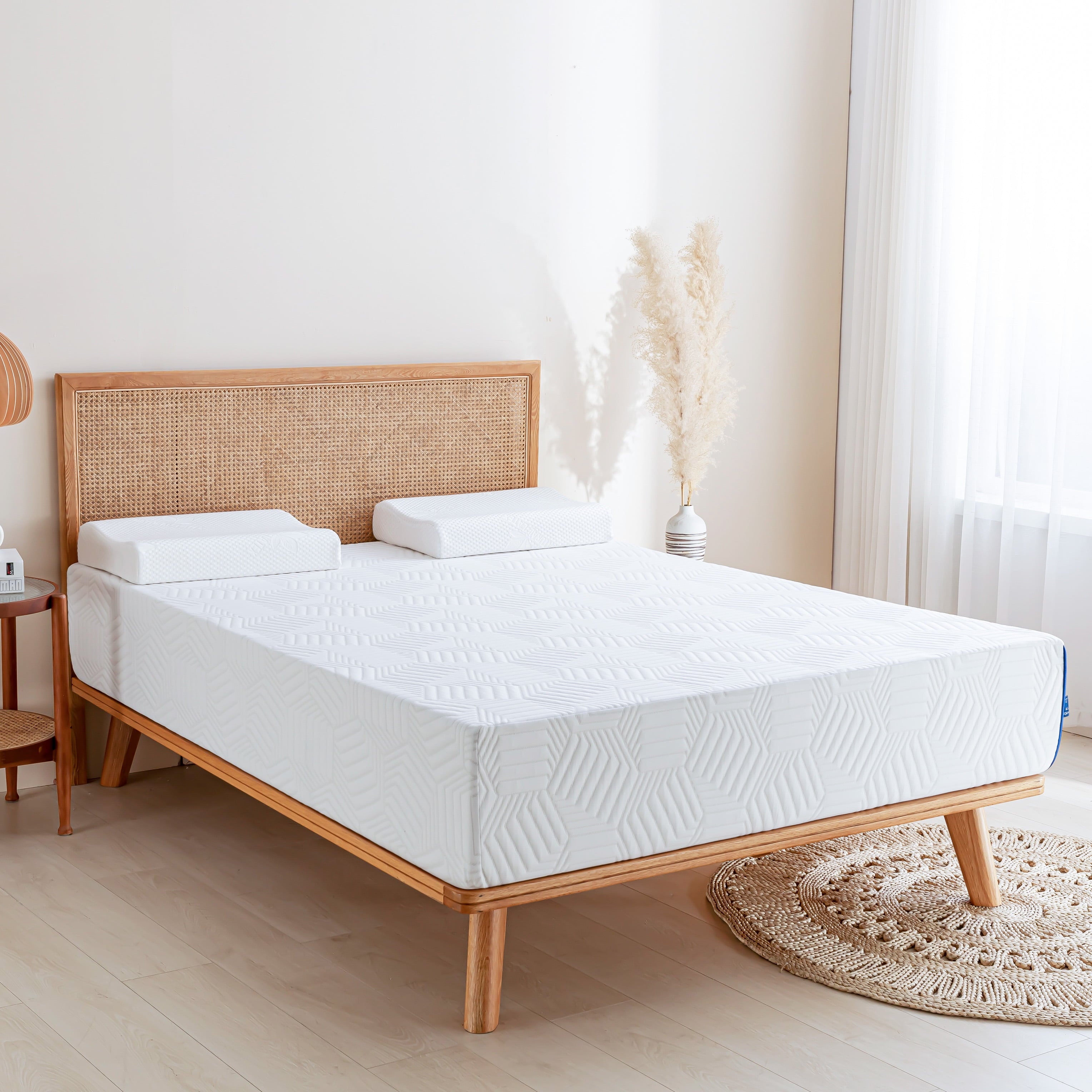 8 inch Green Tea Gel Infused Memory Foam Mattress in a Box. Twin