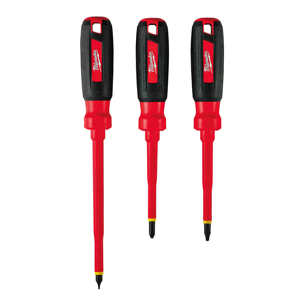 Milwaukee 48-22-2202 1.000V Multi-Tip Insulated Screwdriver Set - 3pc