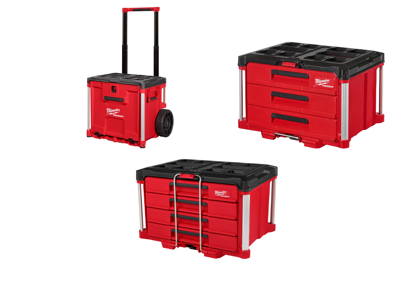 Milwaukee 48-22-8420 PACKOUT Rolling Drawer Tool Box with 7 Drawers