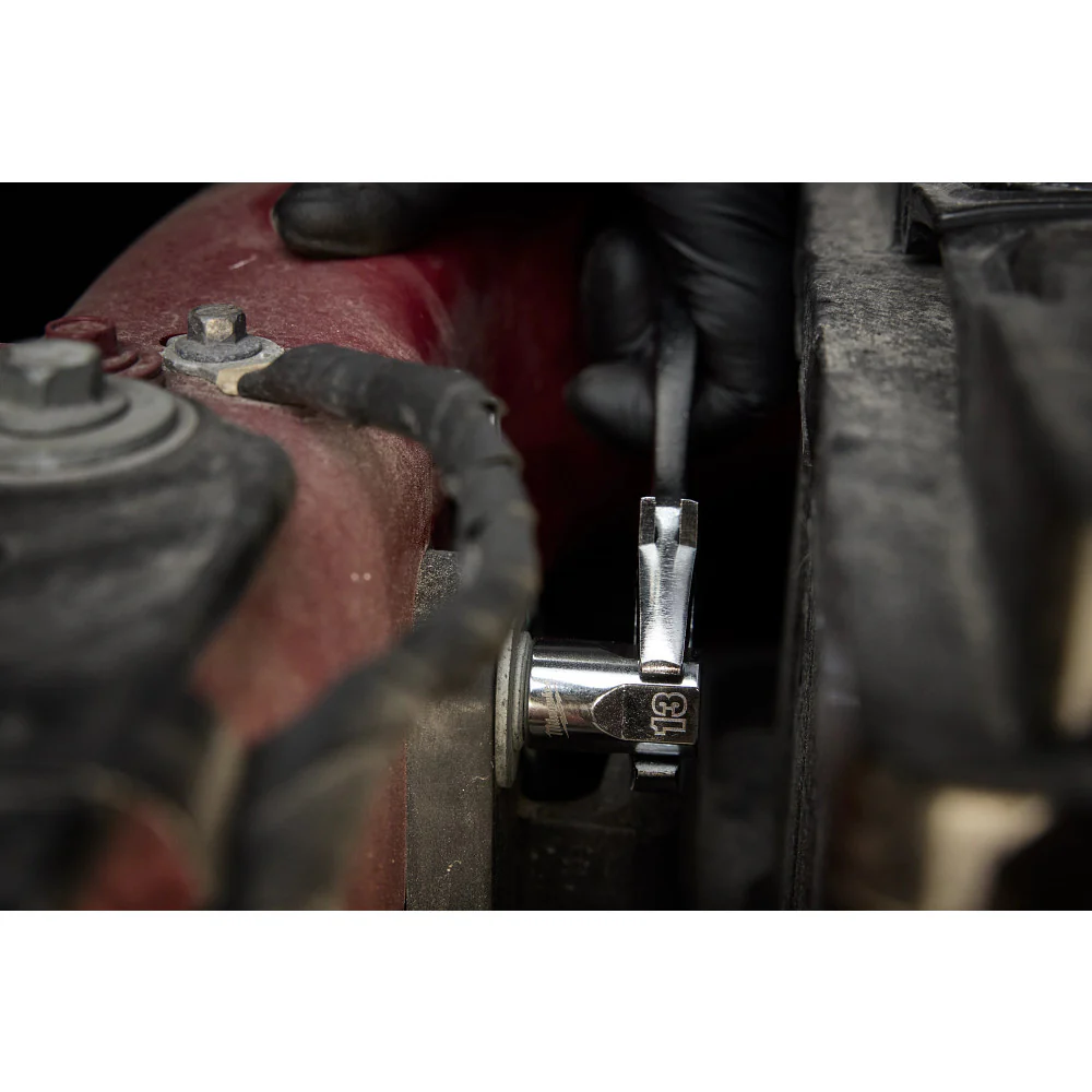 Milwaukee 48-22-9524 1/2 Drive 12-Point Deep Well Metric Socket Set - 13 PC