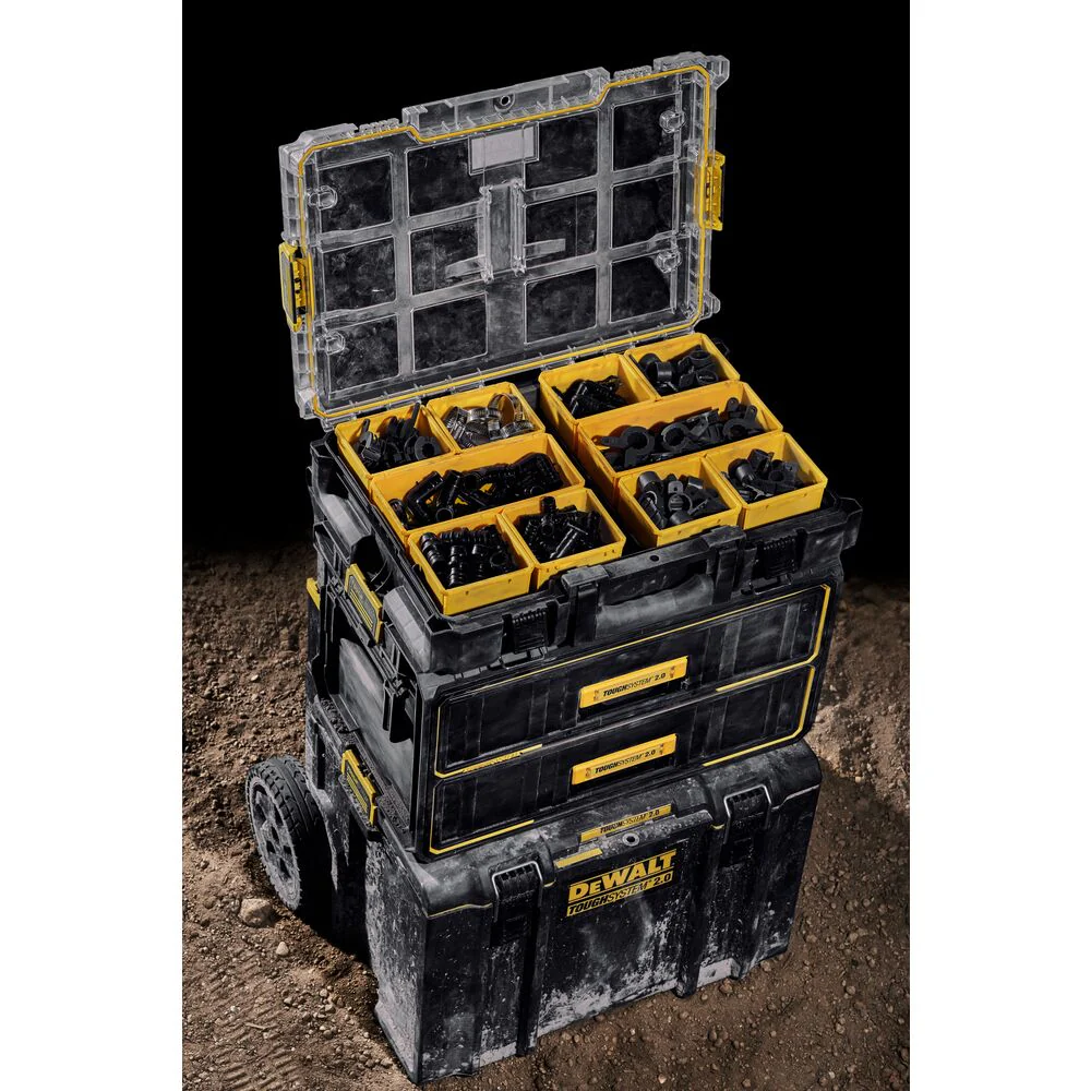 DeWALT DWST60436-KIT2 TOUGHSYSTEM 2.0 Rolling Tower w/ Full-Size Organizer