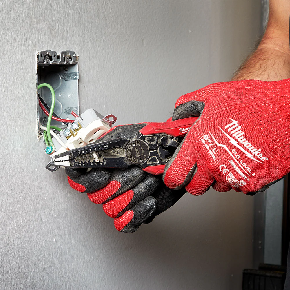 Milwaukee 48-22-3078 7 in 1 High-Leverage Electrician Combination Pliers