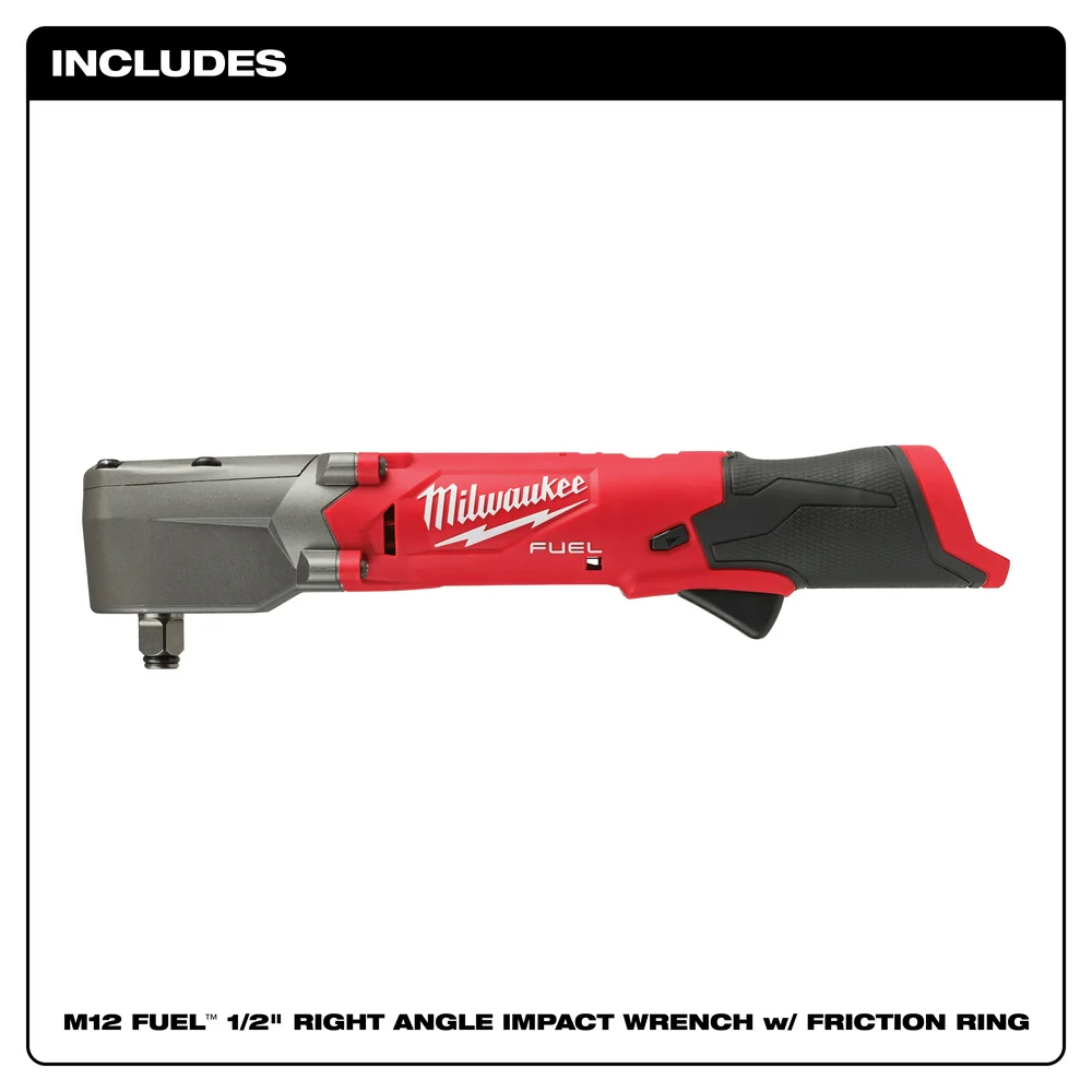 Milwaukee 2565-80 M12 FUEL 12V 1/2 Right Angle Impact Wrench - Recon -Bare Tool