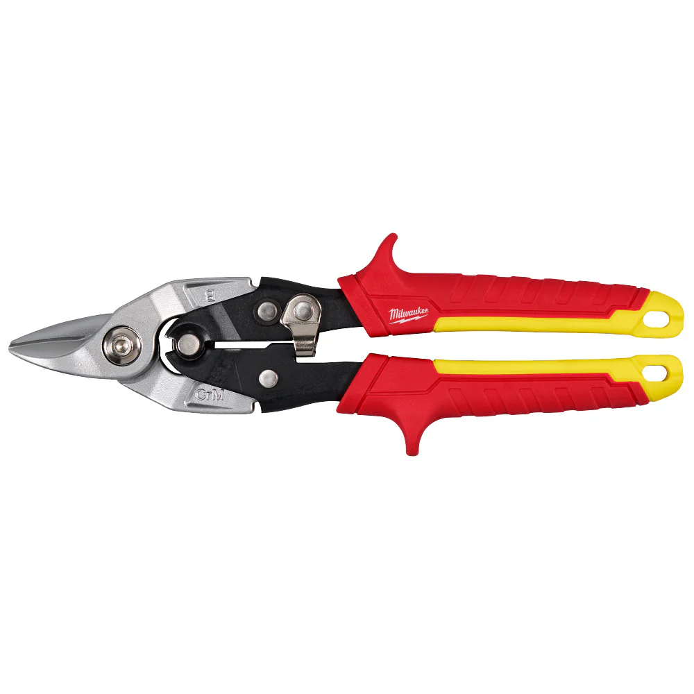 Milwaukee 48-22-4569 Durable Bulldog Aviation Snips w/ Color Coded Handles