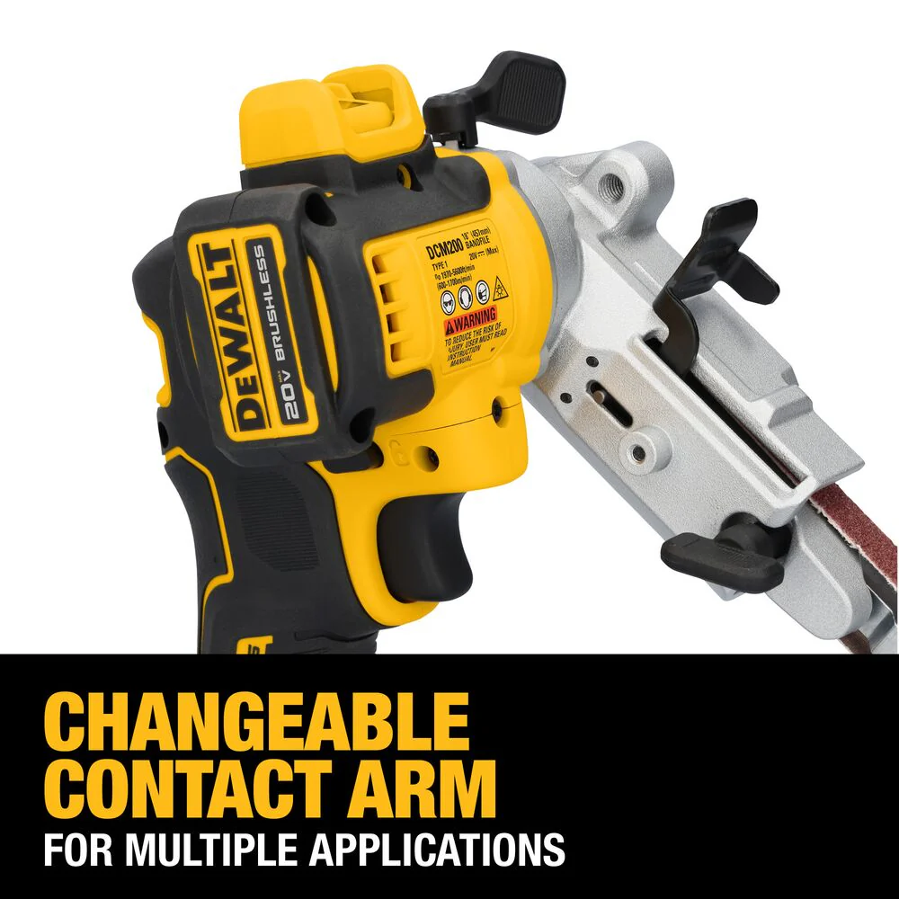 DeWALT DCM200B 20V MAX XR 18 Brushless Cordless Li-Ion Bandfile - Bare Tool