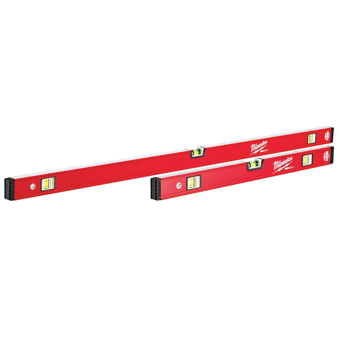 Milwaukee MLCMS48 24/48-Inch Durable Aluminum REDSTICK Compact Box Level Set