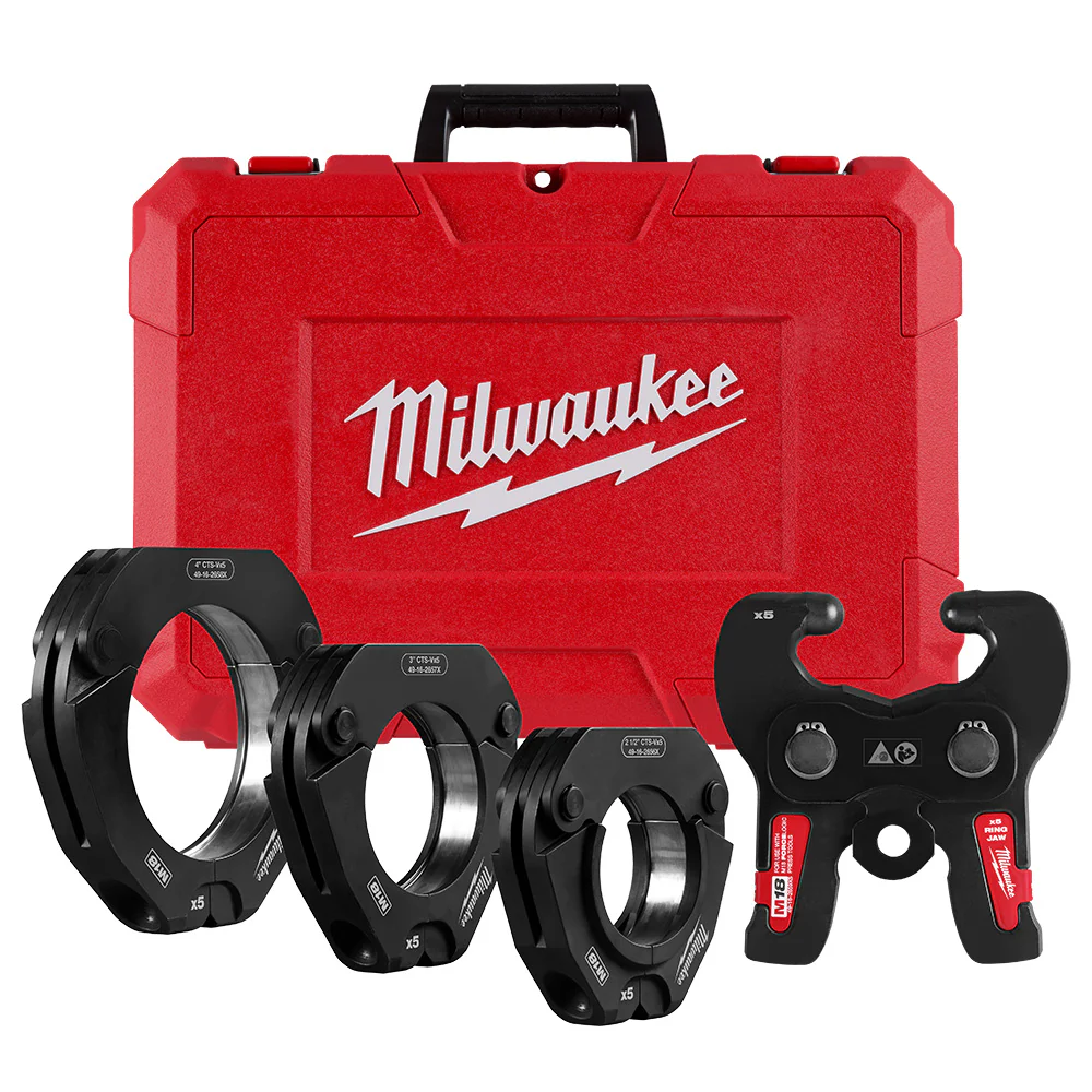 Milwaukee 49-16-2690X 2-1/2-4 CTS-V Pivoting Press Ring Kit M18 FORCE LOGIC