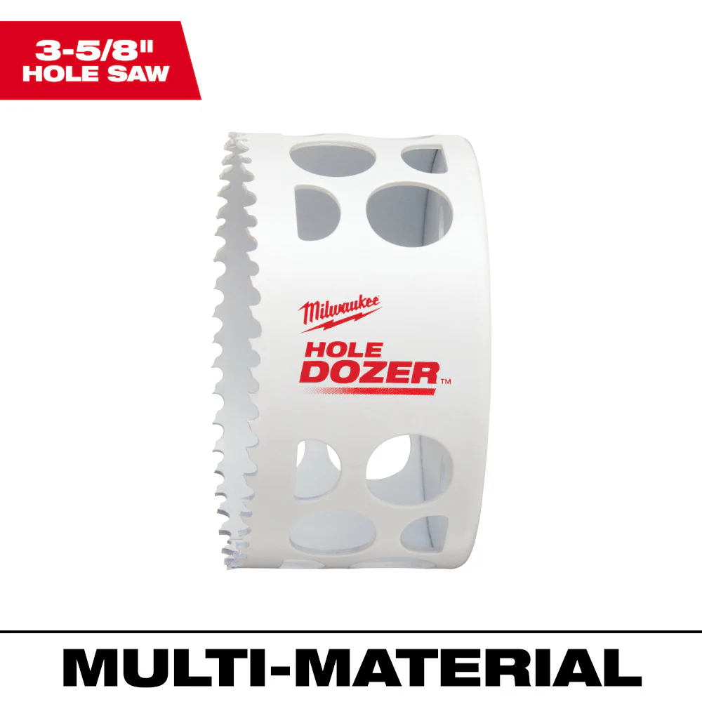 Milwaukee 49-56-0197 3-5/8 Hole Dozer Bi-Metal Hole Saw