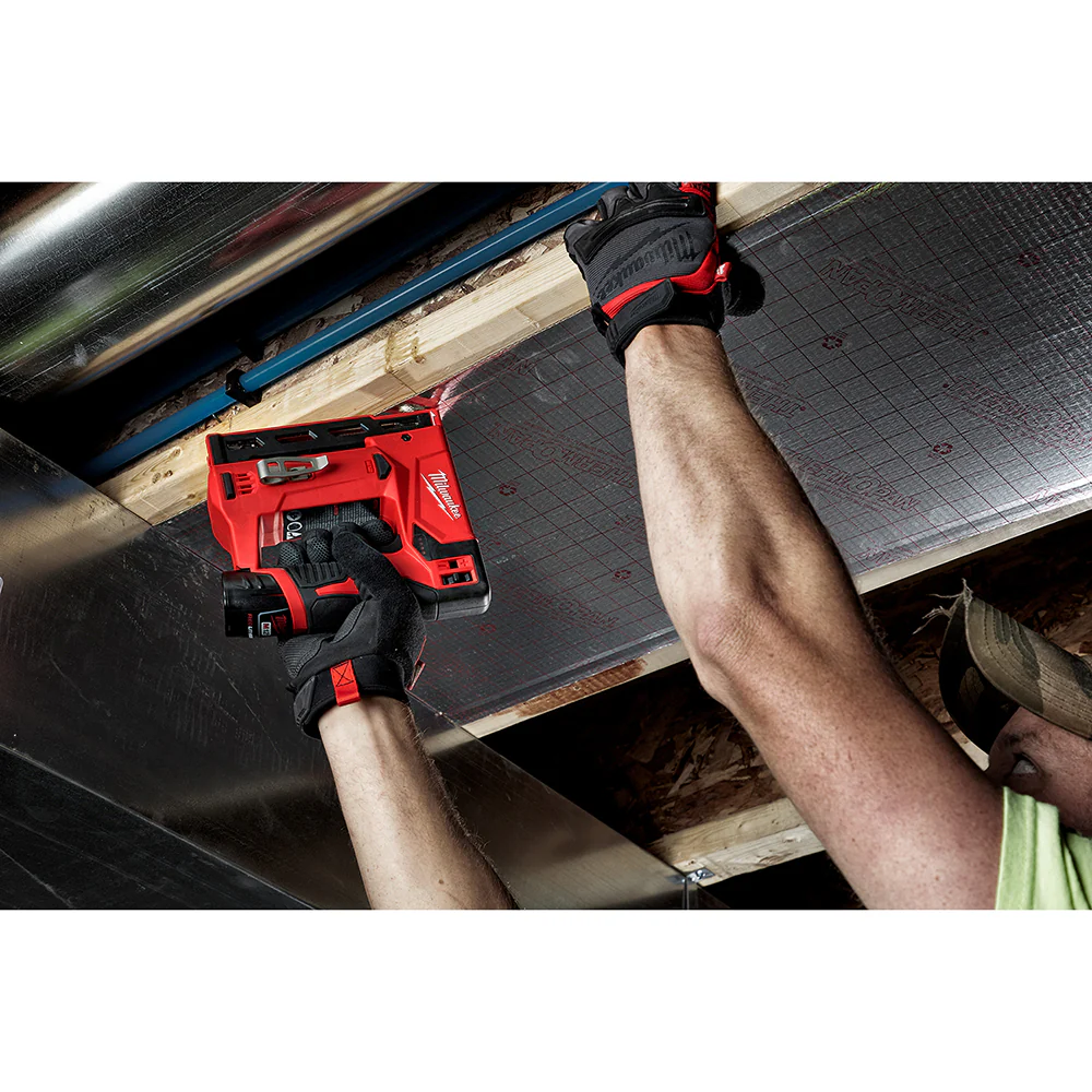 Milwaukee 2447-20 M12 12V 3/8 Cordless Li-Ion Crown Stapler - Bare Tool