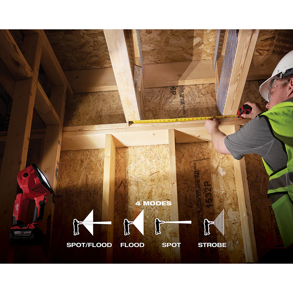 Milwaukee 2354-20 M18 18V LED Cordless Portable Compact Search Light - Bare Tool