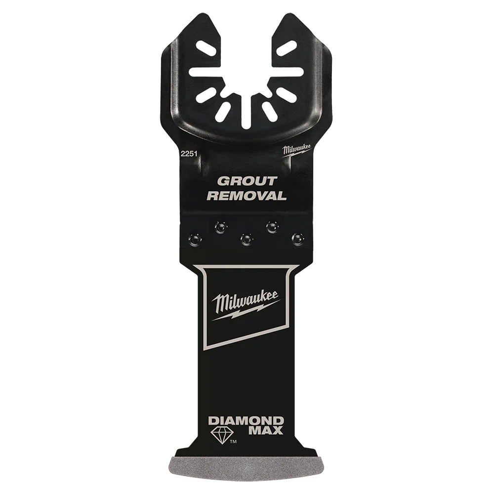 Milwaukee 49-25-2251 OPEN-LOK DIAMOND MAX Grout Removal Multi-Tool Plunge Blade
