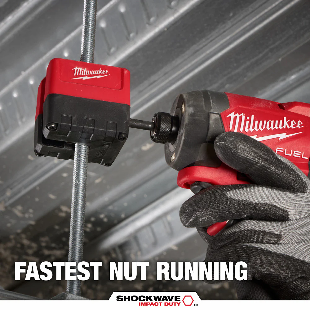 Milwaukee 48-32-2391 SHOCKWAVE 3/8 Impact Duty Threaded Rod Nut Runner Durable