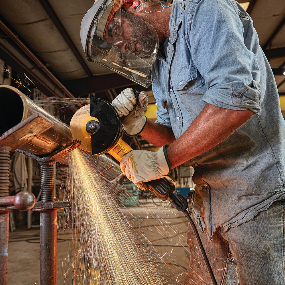 DeWALT DWE43244N 1800W 5/6 Brushless Paddle Switch Angle Grinder No Lock