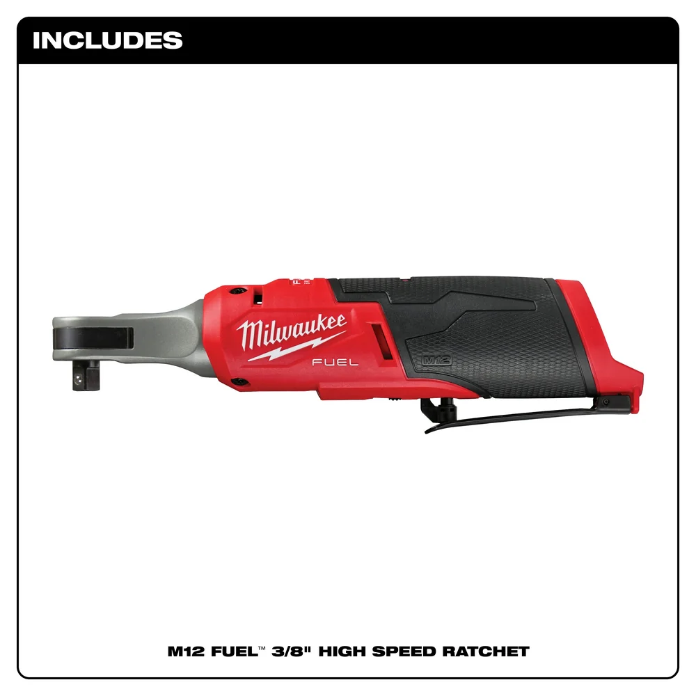 Milwaukee 2567-20 M12 FUEL 12V 3/8 Brushless High Speed Ratchet - Bare Tool