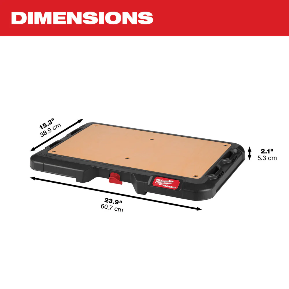 Milwaukee 48-22-8488 PACKOUT Customizable Impact Resistant Durable Work Top