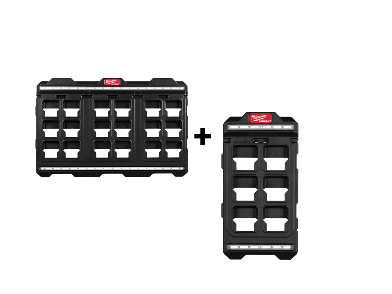 Milwaukee 48-22-8496C PACKOUT Large and Compact Wall Plate Bundle