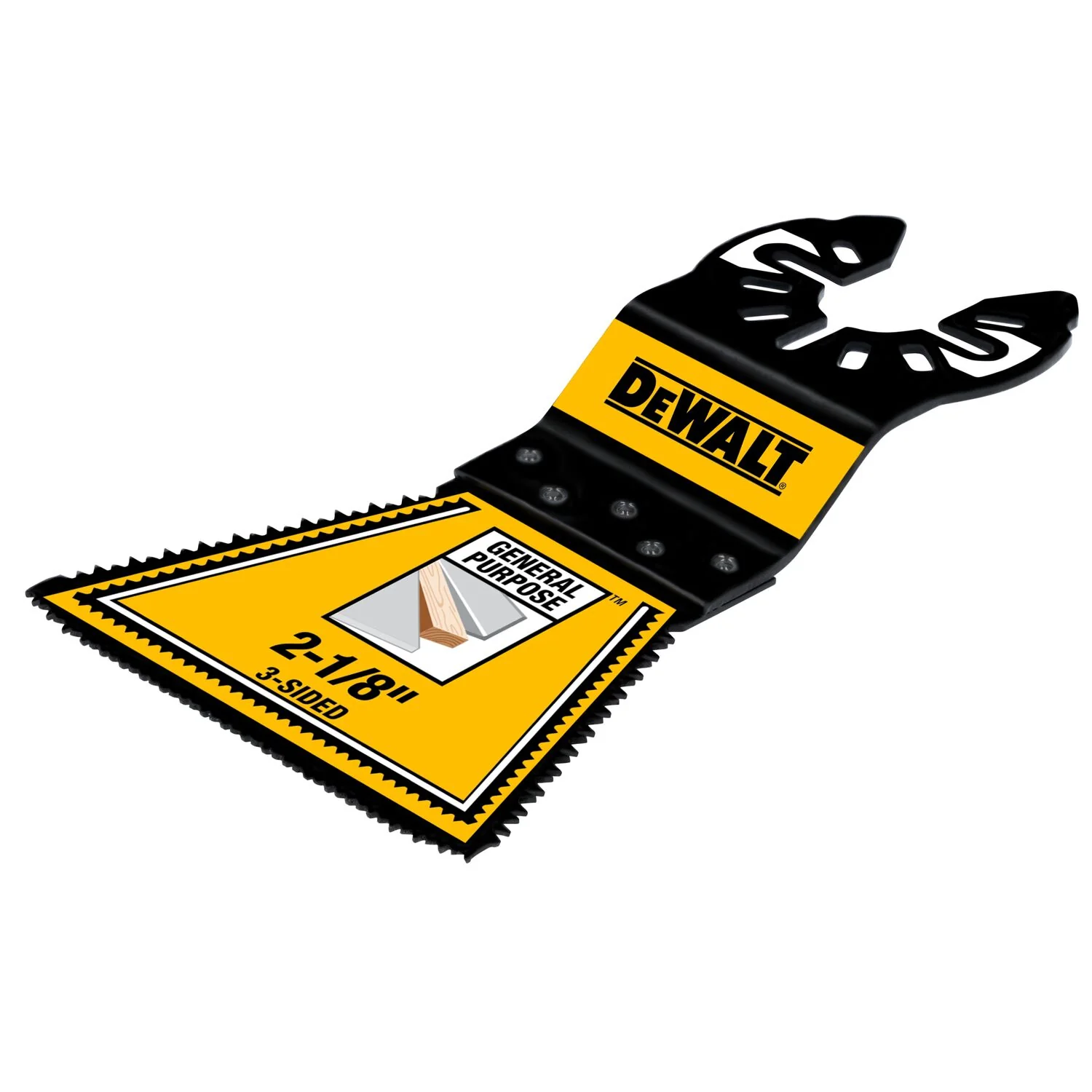 DeWALT DWA4283 2 1/8 General Purpose 3-Sided Oscillating Blade - 1 PK
