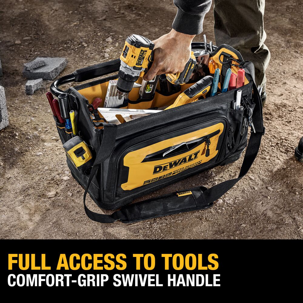 DeWALT DWST560106 20 PRO Durable Water Resistant Tool Tote