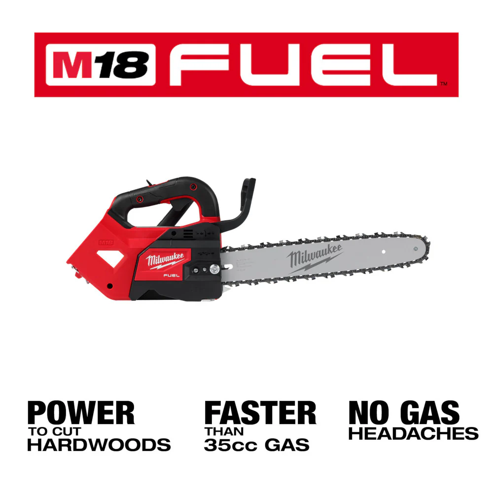 Milwaukee 2826-20T M18 FUEL 18V 14 Cordless Top Handle Chainsaw - Bare Tool