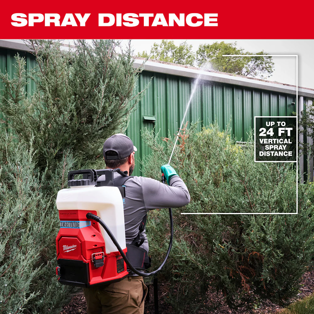 Milwaukee 3019-21PS M18 18V 4-Gallon Backpack Sprayer Kit w/ SWITCH TANK