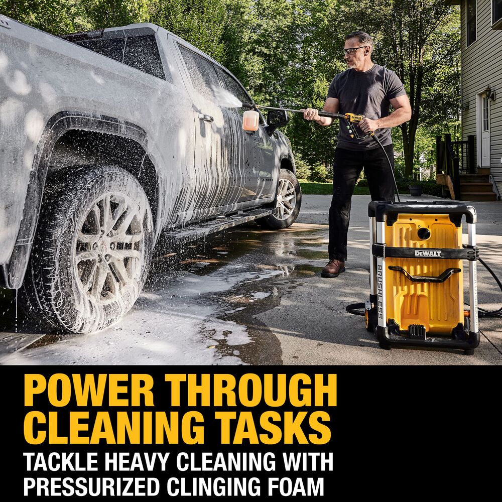 DeWALT DWPW3000 3000 MAX PSI 1.1 GPM 15 AMP Brushless Jobsite Pressure Washer