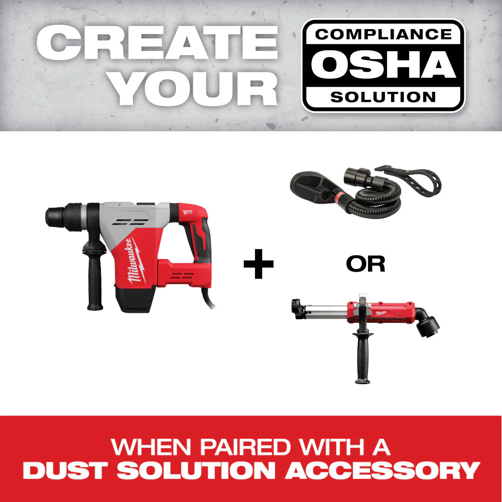 Milwaukee 5517-21 1-9/16 Corded SDS MAX Rotary Hammer w/ Anti Vibration System