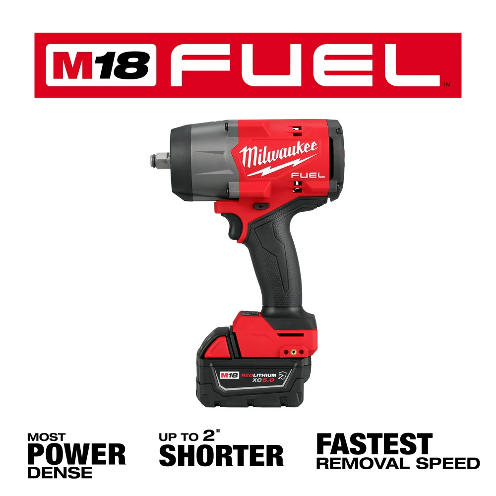 Milwaukee 2967-21B8F M18 FUEL 18V 1/2 Impact Wrench Kit w/ 8AH Forge Battery