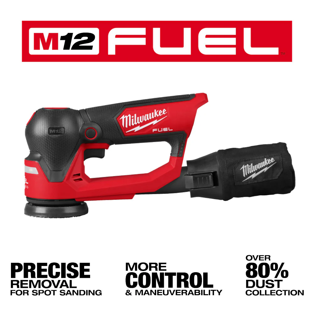 Milwaukee 2535-20 M12 FUEL 12V 3 Random Orbital Detail Sander - Bare Tool