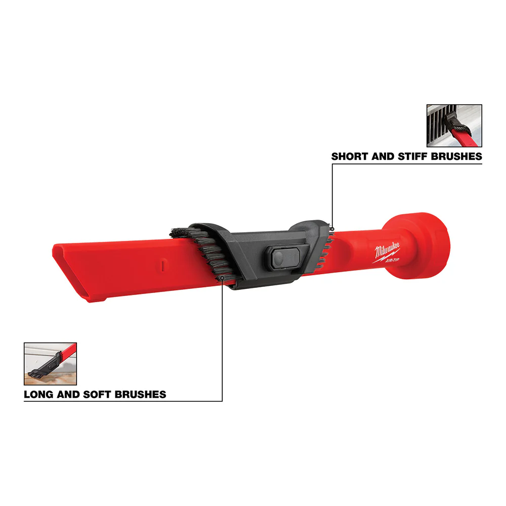 Milwaukee 49-90-2023 AIR-TIP 3-in-1 Crevice/Brush Tool Attachment
