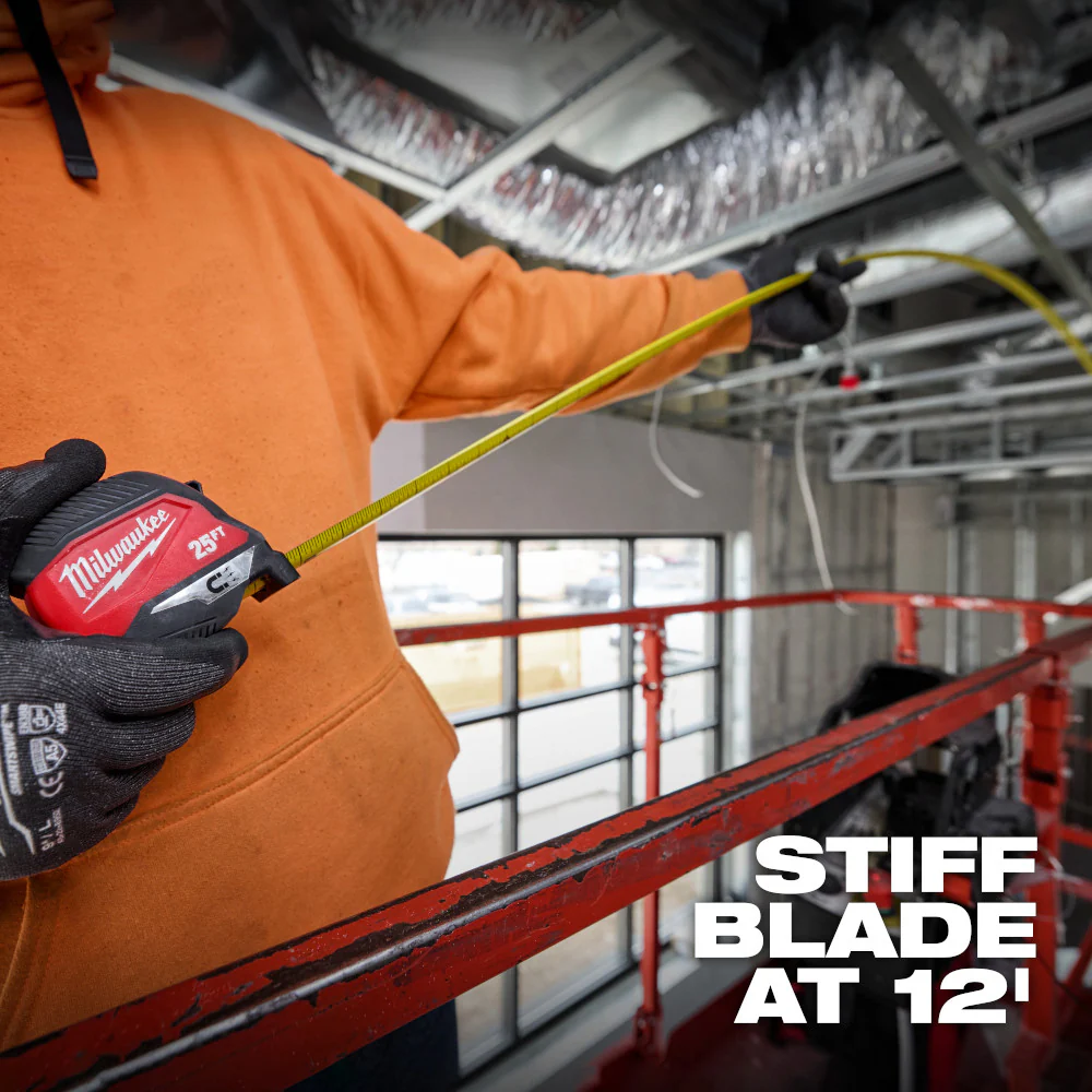 Milwaukee 48-22-1025MG 25' Heavy Duty Magnetic Tape Measure - 2 PK