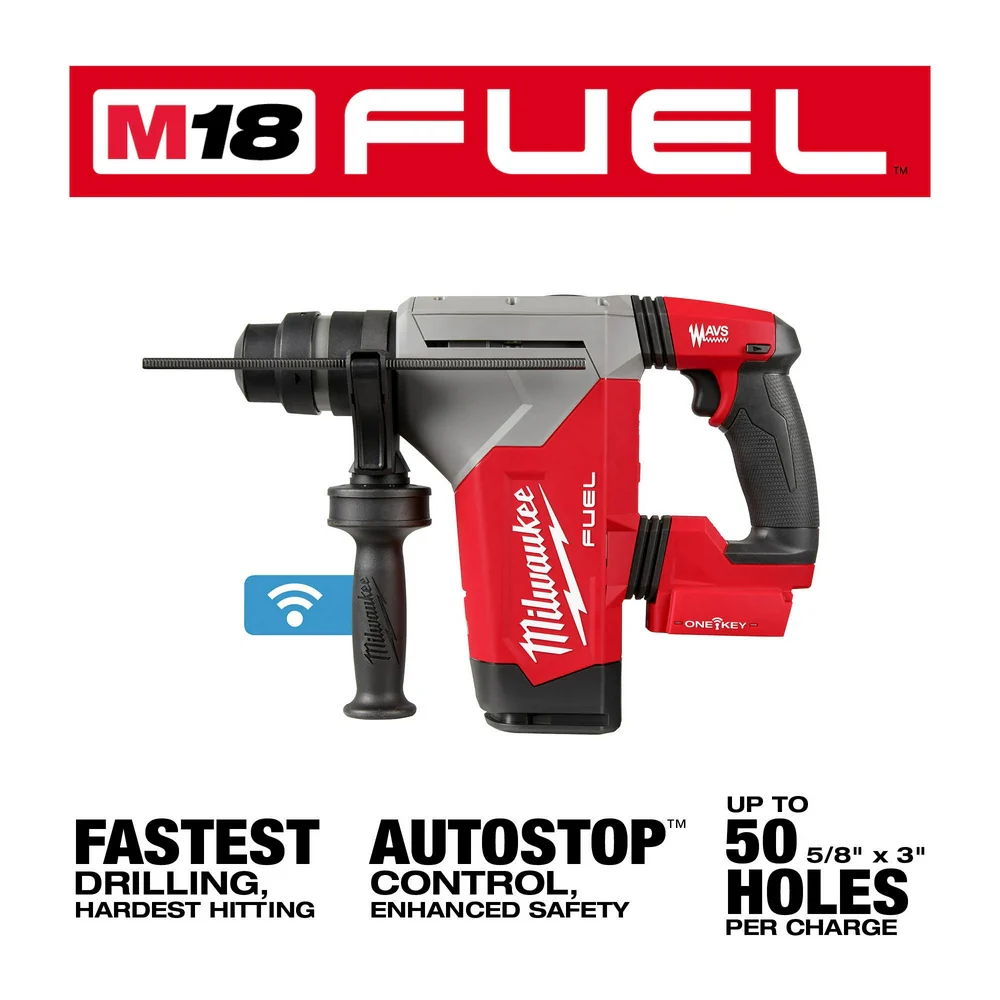 Milwaukee 2915-20GR M18 FUEL 18V 1-1/8 SDS Plus Rotary Hammer w/ Grinder