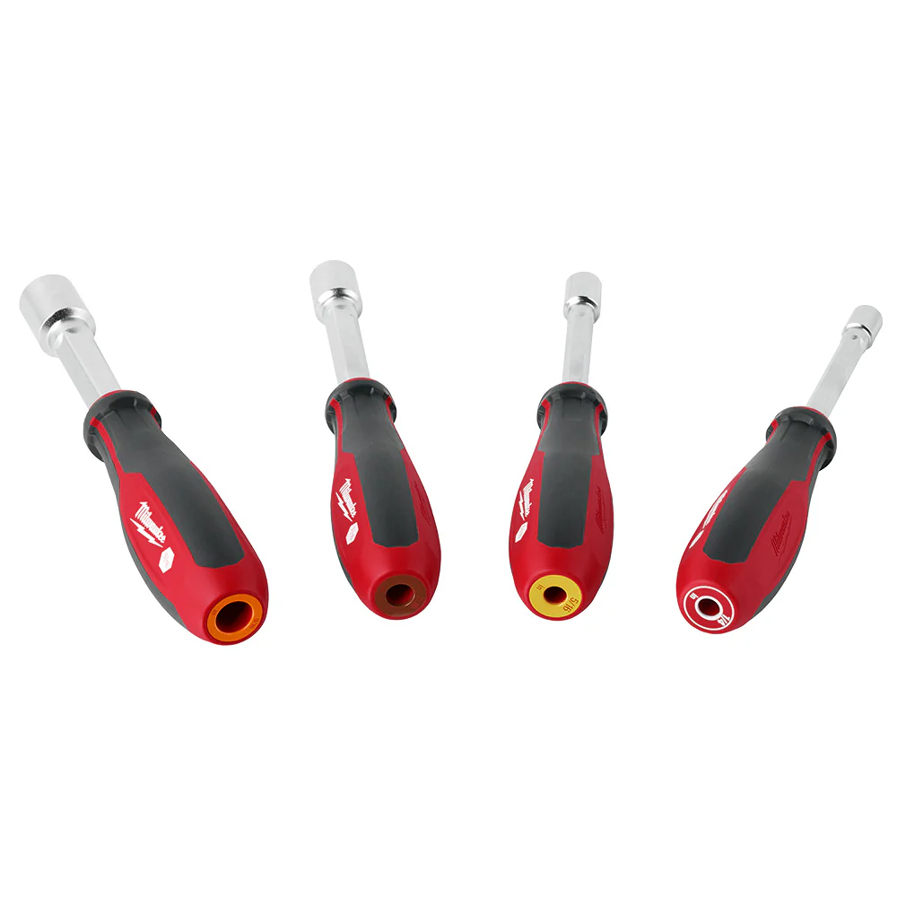 Milwaukee 48-22-2444 SAE HollowCore Nut Driver Set - 4 PC