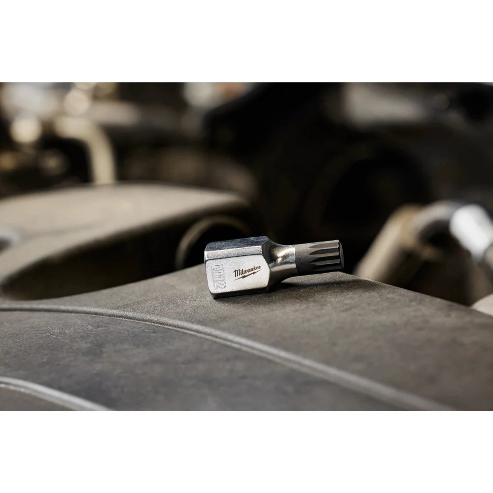 Milwaukee 48-22-9536 3/8 Drive Triple Square Bit Socket Set - 12 PC