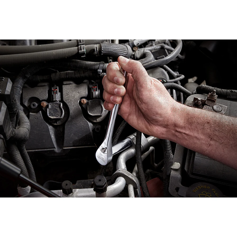 Milwaukee 48-22-9481 3/8 Ratchet SAE Mechanics Tool Set w/ Packout Case - 28pc