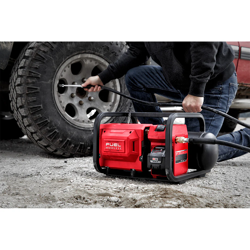 Milwaukee 2840-80 M18 FUEL 18V 2 Gallon Quiet Air Compressor - Bare Tool Recon