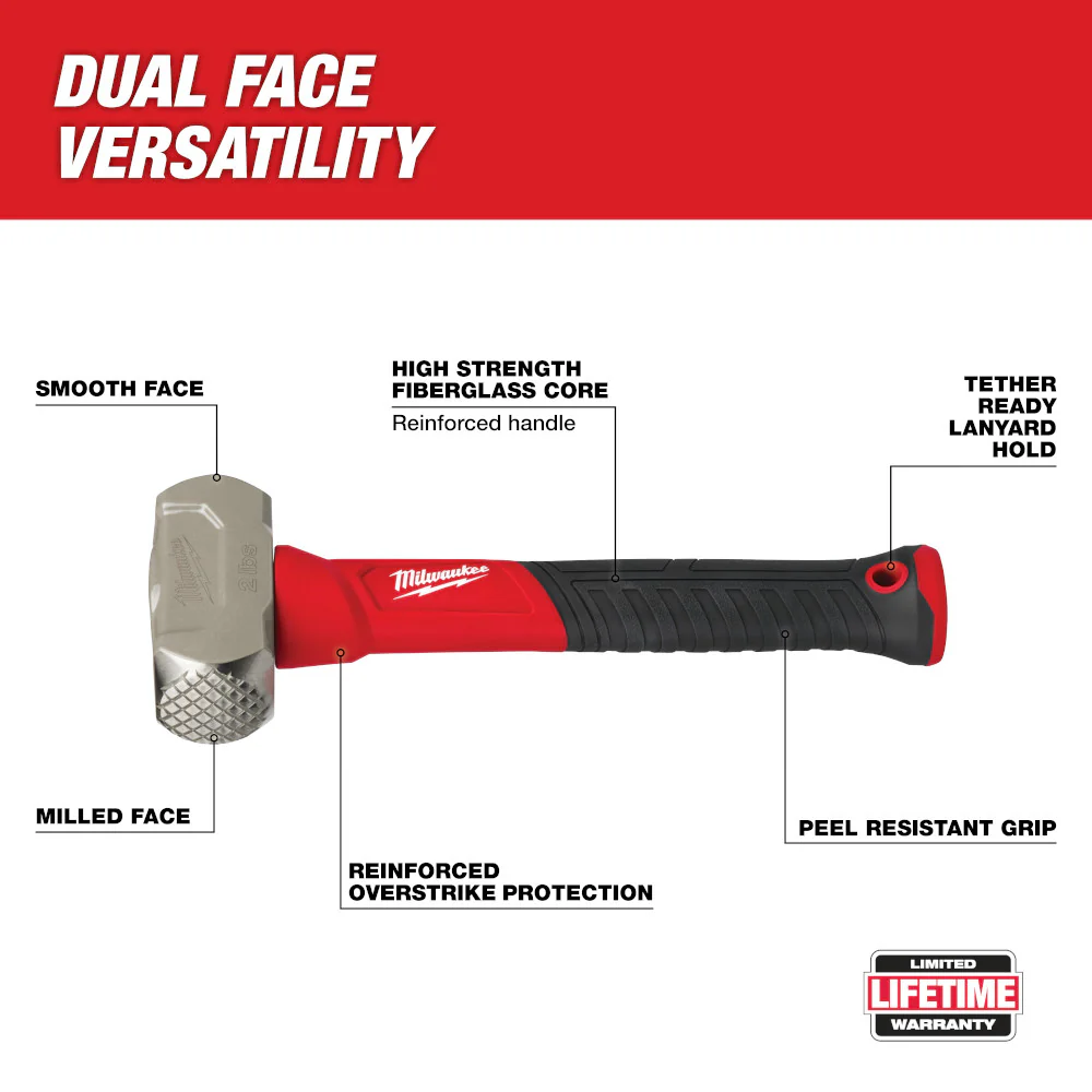 Milwaukee 48-22-9311 2 Pound Fiberglass Drilling Hammer
